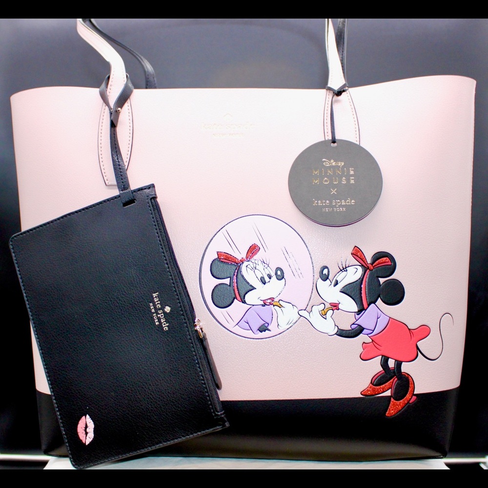 [Limited] Disney x Kate Spade ♠️ New York Minnie Mouse Large reverse tote
